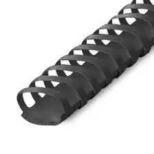 Argolas PVC Encadernar 51mm Ovais Preto - Pack 50 | Encadernação de Documentos