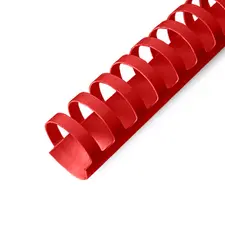 Argolas PVC Encadernar 25mm Vermelho - Capacidade para 240 Folhas | Loja BluePixel