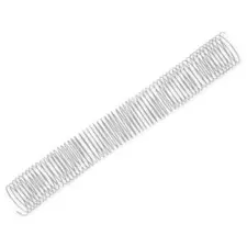 Argolas Espiral Metálicas Passo 5:1 42mm Prata - 25 unidades | Loja online bluepixel.pt