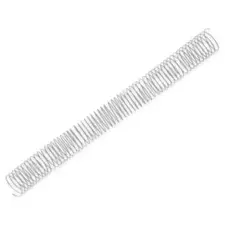 Argolas Espiral Metálicas Passo 5:1 34mm Prata - Pack de 25 | BluePixel