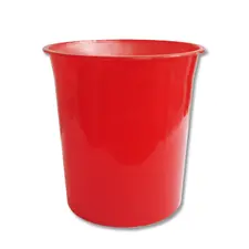 Papeleira de 18L em Plástico Vermelho Transparente | Loja BluePixel