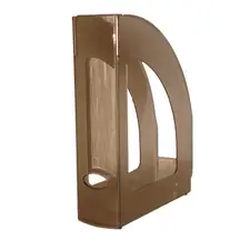 Porta Revistas 32x25x8cm Plástico Translúcido Fumado | Loja BluePixel