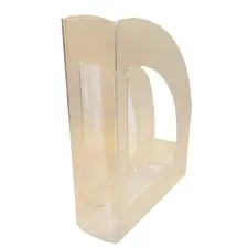 Porta Revistas 32x25x8cm em Plástico Cristal | Organização Moderna | BluePixel