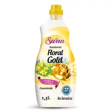 Amaciador de Roupa Swan Floral Gold 1,5L - Suavidade e Perfume Duradouro | bluepixel.pt