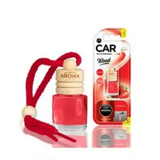 Ambientador Carro Aroma Car Wood Strawberry 6 Meses - Marca 115 | Loja BluePixel