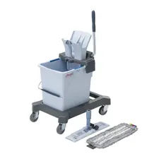 Balde 25L Kit Single Cinza Vileda Professional | Equipamento de Limpeza Profissional