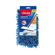 Mopa Flip Microfibras Vileda Recarga para Modelo 476 | Limpeza Eficaz e Fácil