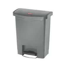 Contentor 30L Slim Jim Step-On Cinza - Resina resistente da marca 401 | Loja BluePixel