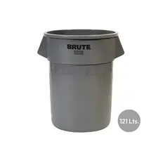 Contentor 121L Redondo Brute s/Tampa Cinza - Marca 401 | Loja online bluepixel.pt