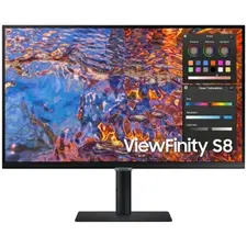 Monitor Profissional Samsung ViewFinity S8 S32B800PXP 32'' 4K - Alta Precisão e Cores Vibrantes