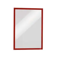 Moldura Magnética A3 Duraframe Vermelho - Prática e Colorida para Documentos e Fotos