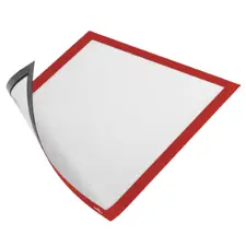 Moldura Magnética A4 Duraframe Vermelho 193 - Ideal para Documentos e Fotos
