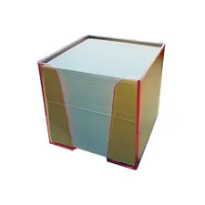 Base Suporte + Bloco Cubo 840FLS Papel Banco 90x90x90mm - Organização e Decoração