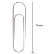 Clips N 10 50mm da marca 320 - Embalagem com 100 unidades | Loja BluePixel