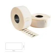 Etiquetas de Papel Dymo 89mm x 36mm Branco Pack 2 unidades | Loja online bluepixel.pt
