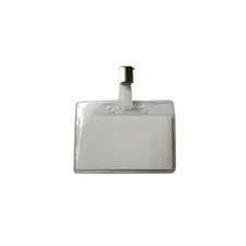 Porta Nomes Horizontal 60x90mm com Mola - Pack de 5 unidades | Bluepixel.pt