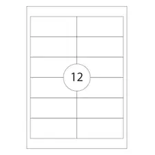 Etiquetas A4 97x42,3mm marca 320 - Pacote com 100 folhas e 1200 etiquetas | BluePixel.pt