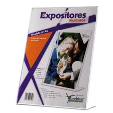 Expositor Porta Preços Acrílico 1 Face A4 | Organização e Visibilidade para Loja