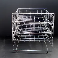 Tabuleiro Secretária 3 Gavetas Arame Cromado - Marca 320 | Loja BluePixel