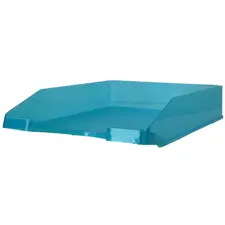 Tabuleiro Secretária Transparente Azul Turquesa - Marca 320 | Loja BluePixel