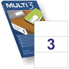 Etiquetas A4 210x99mm 100Fls Multi3 - Qualidade e Eficiência na Organização | bluepixel.pt