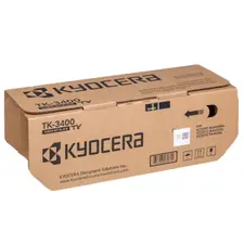 Toner Kyocera TK-3400 Preto 12500 páginas | Compatível com impressoras Kyocera | Bluepixel.pt