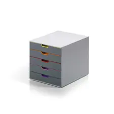 Móvel Secretária 5 Gavetas 193 Multicolores | Mobiliário de Escritório Moderno na bluepixel.pt