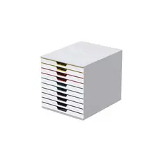 Móvel Secretária 10 Gavetas 193 Multicolor - Organização e Estilo para o Seu Escritório