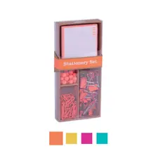 Kit Escritório Apli Soft Coleção Fluor Sortido | Material de Escritório Colorido