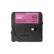 Fita Btagp35 12mmx4mts Rosa/Branco - Decoração e Artesanato | bluepixel.pt