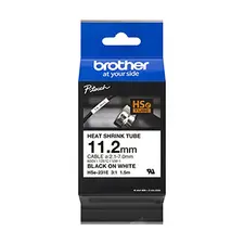 Fita Tubo Termo Retrátil 11,2mm x 1,5m Branco/Preto - Marca 32 | Loja BluePixel