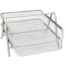 Tabuleiro Secretária 2 Gavetas Rede Prata - Marca 425 | Loja online bluepixel.pt