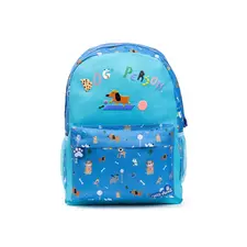 Mochila Escolar Ambar Dog Person Blue 25L - Resistente e Estilosa para Estudantes | BluePixel.pt