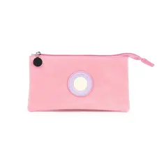 Estojos Triplo Retangular Ambar Pastel Campus Moonflower | Material Escolar de Qualidade