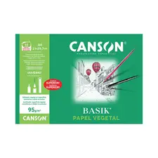 Papel Vegetal A4 95g 147 - Pack de 12 folhas | Canson Basik | Loja BluePixel
