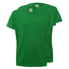 T-Shirt Criança 320 Algodão 155g Verde Kelly Tamanho 7/8 Pack 2 | Loja BluePixel