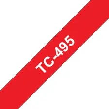 Fita Laminada 09mm x 7,7m Vermelho/Branco - Marca 32 | Loja online bluepixel.pt