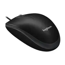 Rato com Fio Logitech B100 Preto | Periférico de Alta Precisão para Computador na bluepixel.pt
