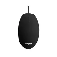 Rato com Fio Silicone Higienizável Marca 286 Preto | Loja BluePixel