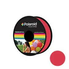 Filamento Universal PLA 1.75mm Polaroid 1Kg Vermelho Transp. - Marca 363 | Loja BluePixel