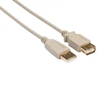 Cabo USB-A 2.0 Macho/Fêmea 1,8m Branco - Marca 471 | Loja BluePixel