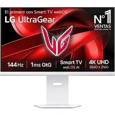 Monitor Gaming LG UltraGear 32G810SA-W 32'' 4K IPS 144Hz Regulável em Altura - Loja BluePixel