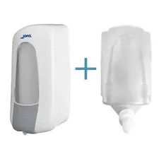 Saboneteira Recarga 1L Branca da Marca 266 | Higiene e Praticidade