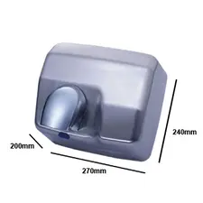 Secador de Mãos Elétrico PW-250 2500W Aço Cromado | Loja BluePixel