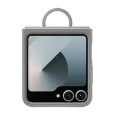 Capa de Silicone Gray para Galaxy Flip6 da marca 407 | Proteção e Estilo