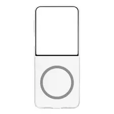 Capa Magnética Transparente Z Flip 7 da marca 407 | Proteção elegante para Samsung Galaxy Z Flip 7