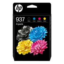 Cartuchos HP 937 CMYK Originais - Pack de 4 | Compatíveis com Impressoras HP | BluePixel.pt
