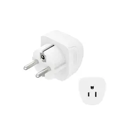 HAMA Power Adapter US para Euro - Adaptador de Corrente para Portugal | bluepixel.pt