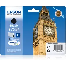 Tinteiro Epson T7031 Preto L para WorkForce Pro WF-40xx/45xx | BluePixel.pt