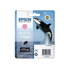Cartucho EPSON 5LB T7606 Viv Light Magenta - Alta Capacidade para Impressoras Epson na bluepixel.pt